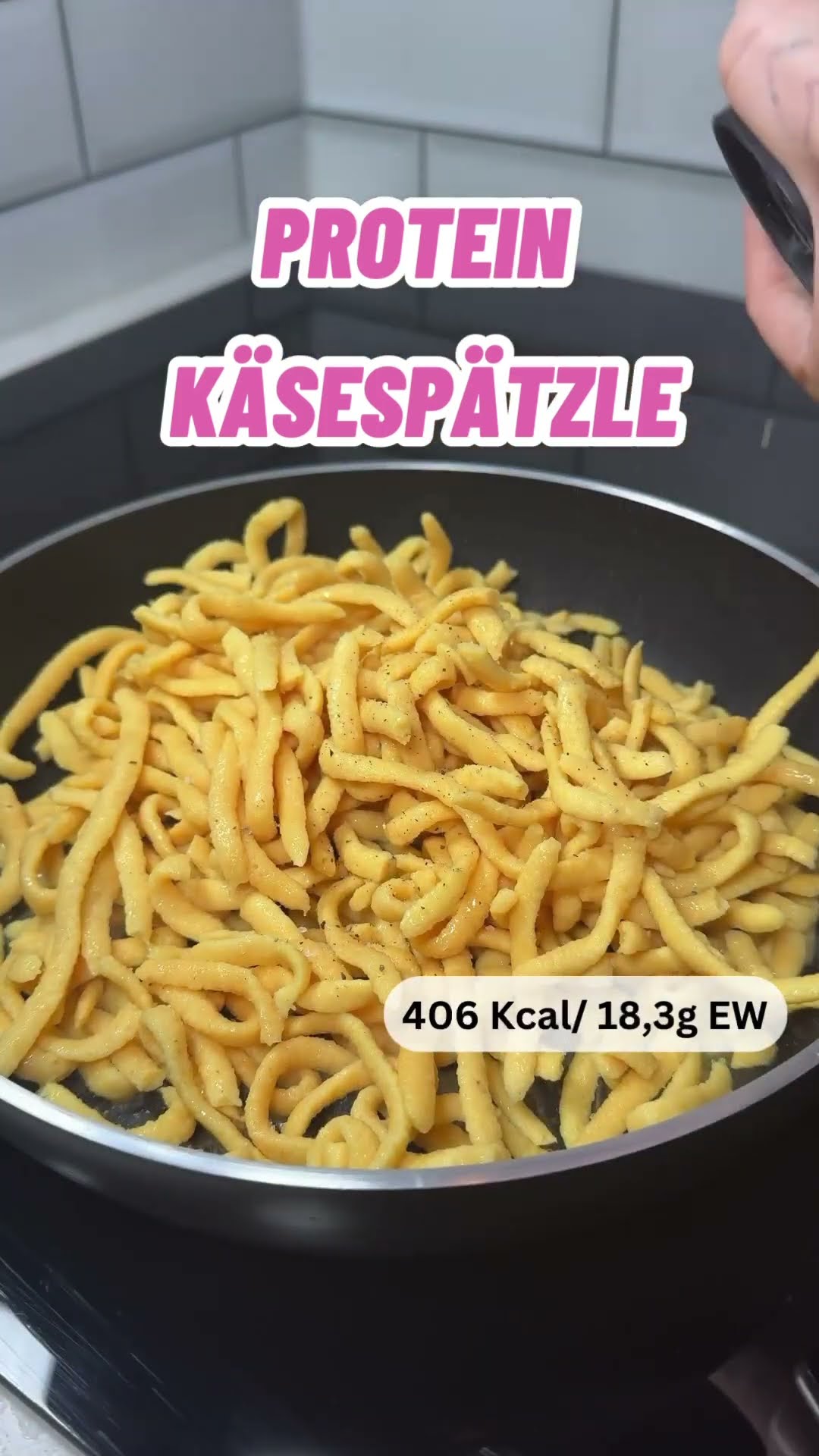 Protein Käsespätzle 🧀 #kalorienarm #abnehmen - YouTube