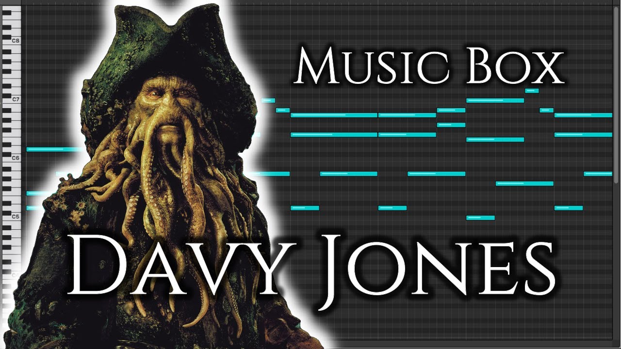 [1 Hour Loop] Davy Jones Pirates of the Caribbean 2 [Music Box/MIDI