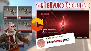 CS2 YENİ BÜYÜK GÜNCELLEME - SKİN PİYASASI ÇÖKTÜ (BIÇAK VE ELDİVEN TAKAS KONTRATI)