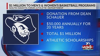 Former player pledges $1 million to School of Mines basketball programs