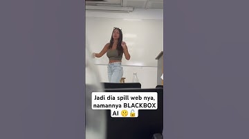 Dosen pengganti sexy 😳😍 membocorkan rahasia coding dengan BLACKBOX AI! 🤯⏱️💸#BLACKBOXAI #CodingHacks