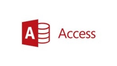1- مقدمة حول Microsoft Access
