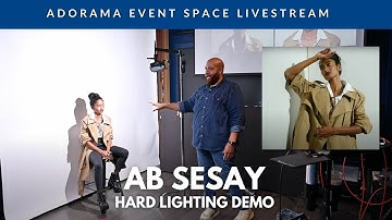Mastering Hard Light with Ab Sesay | Adorama Event Space Live Photography Demo