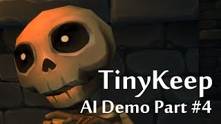 TinyKeep AI Demo Part 4 of 5: Group behaviours and Ranged Attacks