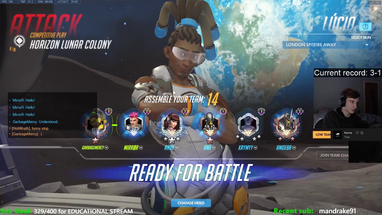 Overwatch Best Lucio Pro Astro Showing His Wallride Skills