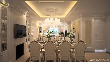 Thiết kế nội thất chung cư tân cổ điển