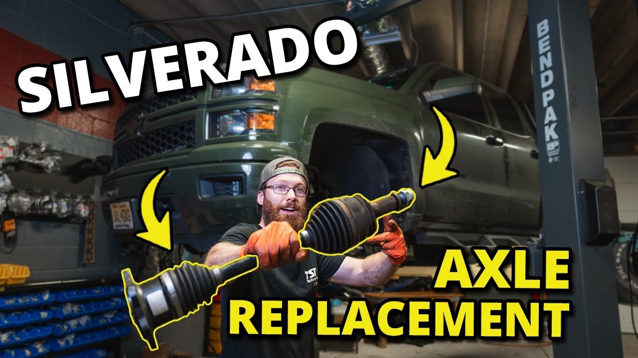 2007-2018 Silverado Front CV Axle Replacement - Sierra Tahoe Suburban Yukon Escalade