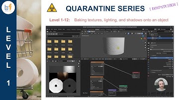 Baking Textures, Light, and Shadows | Blender 2.82 Quarantine Series 1-12