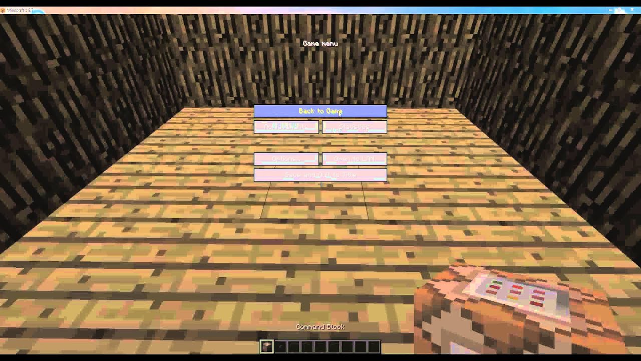 Minecraft How to place a button On a Command Block YouTube