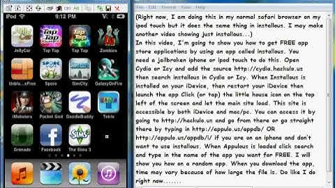 How to get FREE apps on jailbroken Ipod touch or Iphone