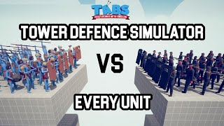 Tower Defence Simulator VS ALL UNITS in TABS