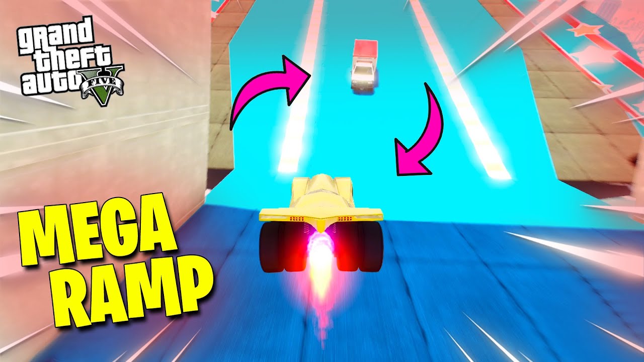 MEGA RAMP RACE in GTA 5 🤩 No Competition At All - YouTube