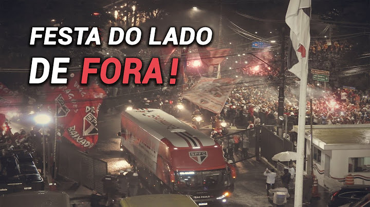 TORCIDA DO SÃO PAULO FEZ O SOM AMBIENTE DO LADO DE FORA DO ESTÁDIO