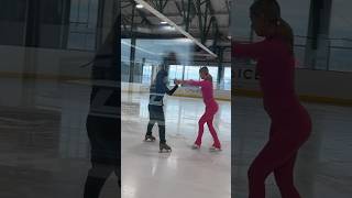 private ice skating lesson⛸️ #adulticeskating #figureskating #iceskatingvlog