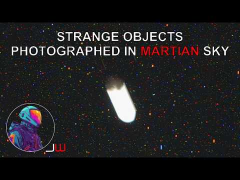 Strange Objects Photographed in Martian Sky