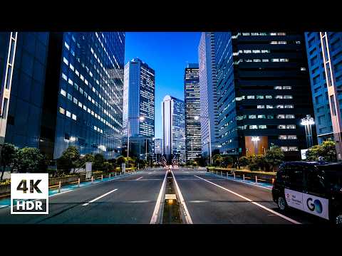 Twilight in Nishi- Shinjuku, Tokyo | 4K HDR, Japan Ambience【02/19/2025】