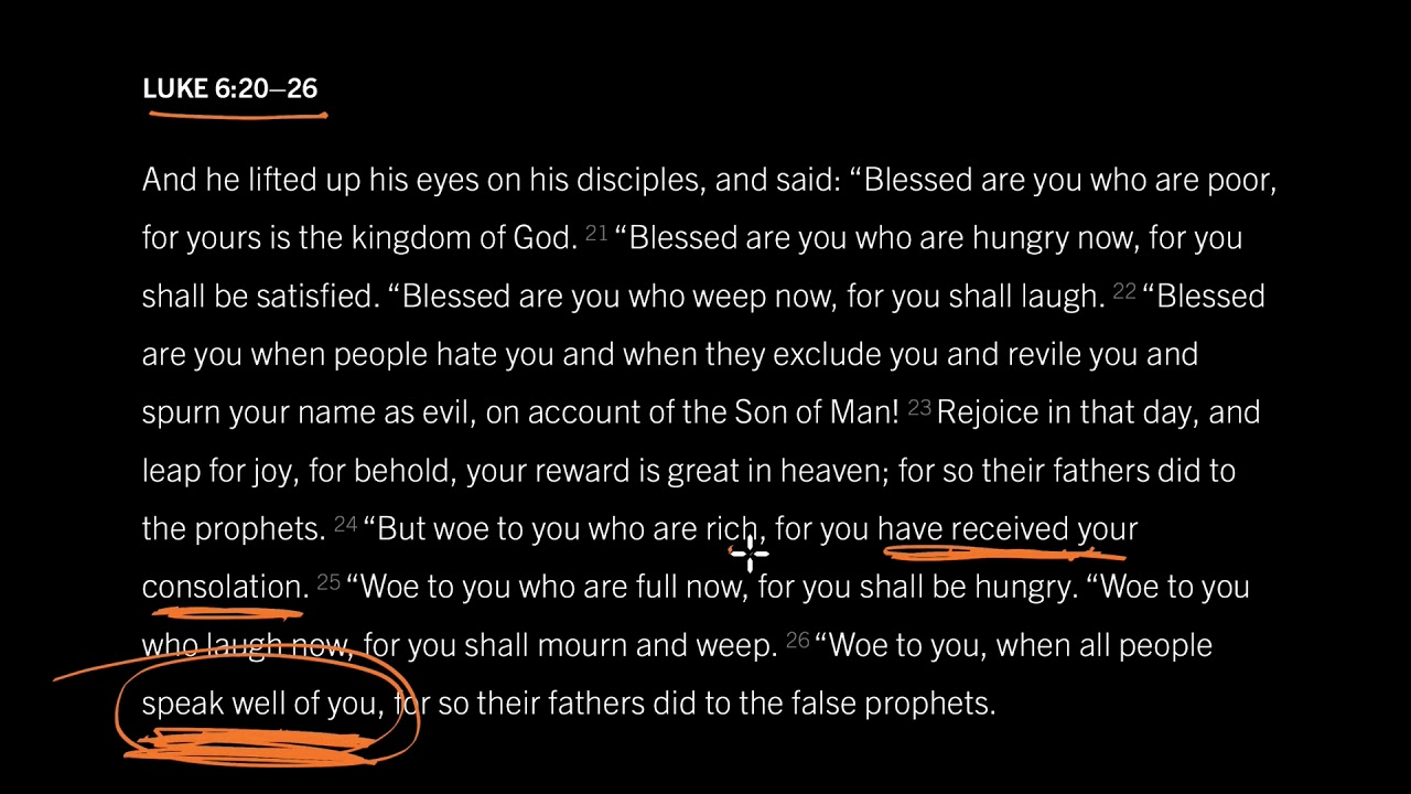 Human Praise Is a Cheap Reward: Luke 6:20–26, Part 4 - YouTube