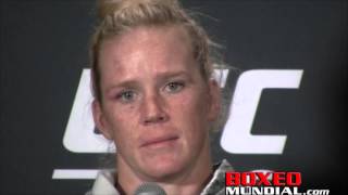 Holly Holm talks about her loss to Miesha Tate at UFC 196