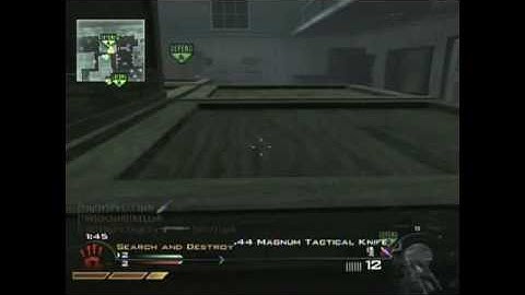 Modern Warfare 2 Search and Destroy Underpass Ninja Defuse
