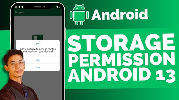 Storage Permission Not Showing In Android 13 !