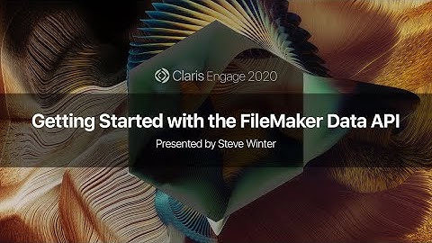 Getting Started with the FileMaker Data API