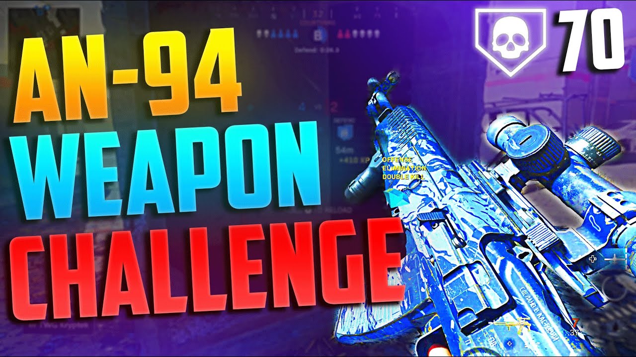 AN-94 Weapon Challenge Search And Destroy Modern Warfare! SnD Highlights! Best AN-94 Class Setup?