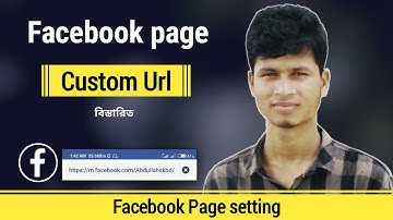 How to create custom URL for facebook page - Facebook