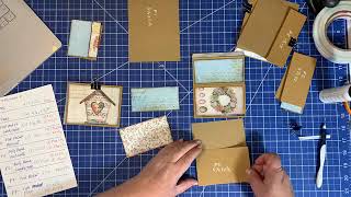 Part 4 - Mini scrapbook album in a box, tutorial - Stamperia GARDEN Collection