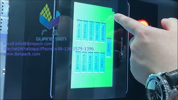 Flow packaging machine how to adjust video