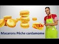 recette LES MACARONS PÊCHE CARDAMOME / Peach cardamom macarons
