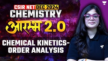 CSIR NET Chemistry Dec 2024 | Chemical Kinetics CSIR NET | Order Analysis CSIR NET | Lekhanshu Singh