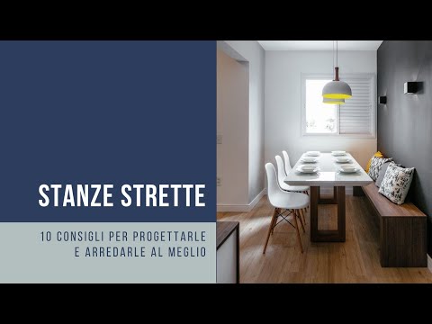 Video: Interno di stanze strette: idee progettuali e trucchi