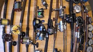 ROD & REEL - The MOST ACTIVELY USED VINTAGE FISHING TACKLE