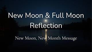 New Moon & Full Moon Reflection | Gentle Lunar Practice for Calm & Clarity