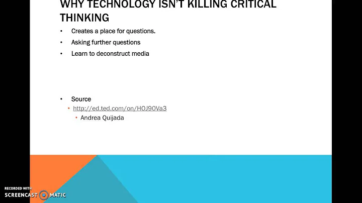 Is technology killing critical thinking?