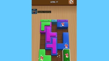 Brick Escape Block Puzzle Level 17. Walkthrough Gameplay 