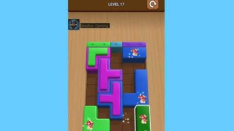 Brick Escape Block Puzzle Level 17. Walkthrough Gameplay 