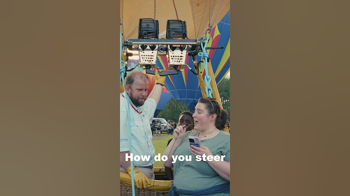 How to Steer Sunshine Hot Air Balloon?