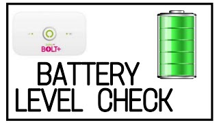 How to check battery level of zong 4g device on your mobile