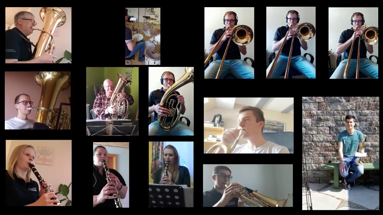 Ein junger Egerländer - Blaskapelle Weiding - Corona Musikantenchallenge