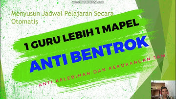 TERNYATA MUDAH! Cara Membuat Jadwal Pelajaran Anti Bentrok di Excel-Jadwal Pelajaran Kreatif, UPDATE