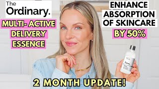 2 MONTH UPDATE! I TESTED THE ORDINARY MULTI-ACTIVE DELIVERY ESSENCE AND HERE'S THE VERDICT!