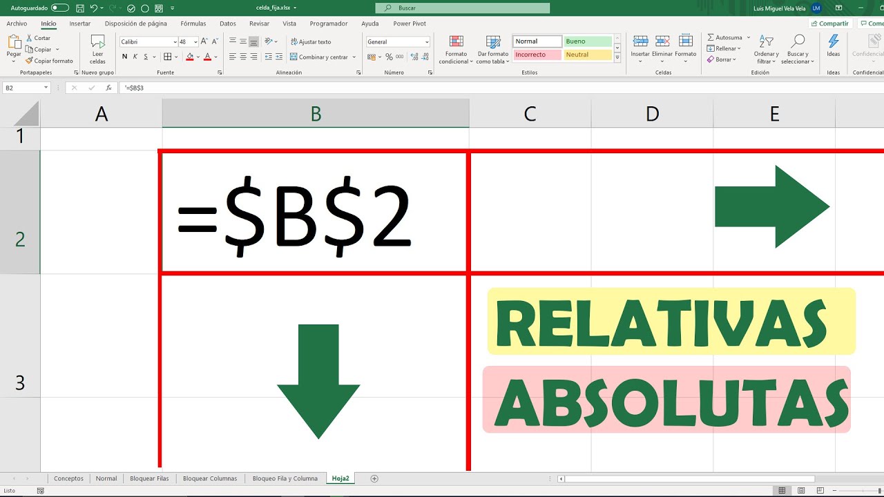 Dividir celda en dos excel