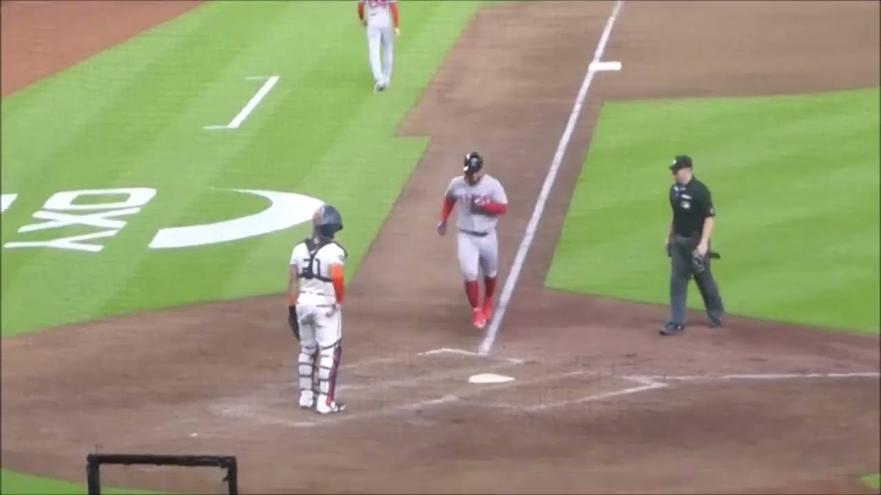 Abraham Toro...home run trot...Red Sox vs. Astros...8/11/25