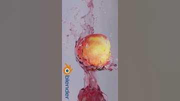 blender water splash effect #blender3d #blender #watersplash #dynamics #visualeffects #vfx #howto