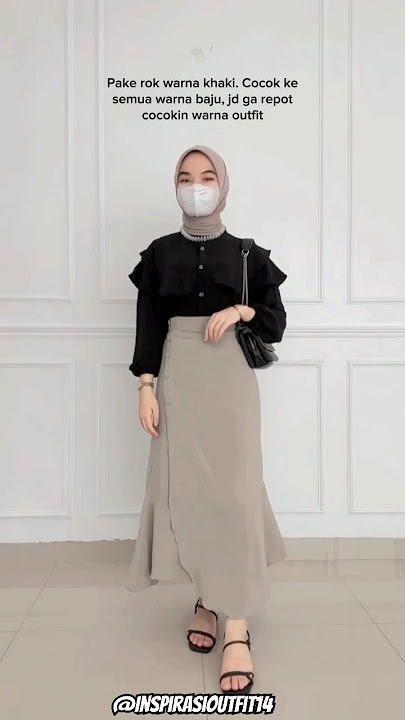 Pake Rok Warna Khaki, Cocok ke Semua Warna Baju   Link Produk diFull Video Eps 69  & Shopee on bio