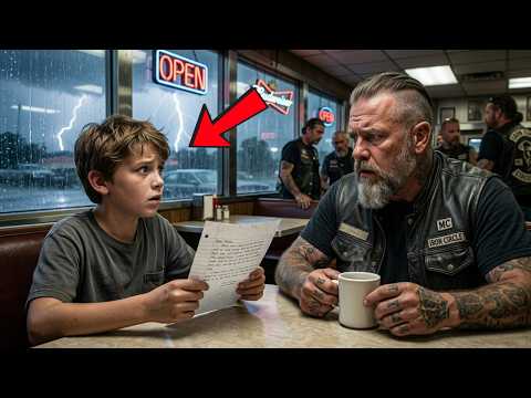Little Boy Handed a Hells Angel a Crumpled Note — He Never Finished His Coffee