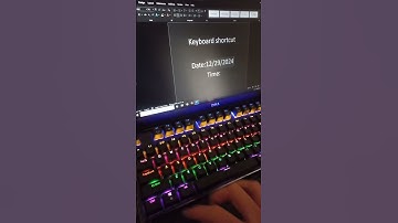 Keyboard shortcuts pt.7 | #keyboard #asmrsounds #asmr #game #computer #gamingkeyboard