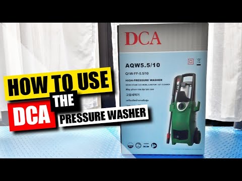 How to use the DCA Pressure Washer