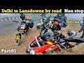 Delhi to lansdowne non stop on ntorq xp  delhi to lansdowne by road